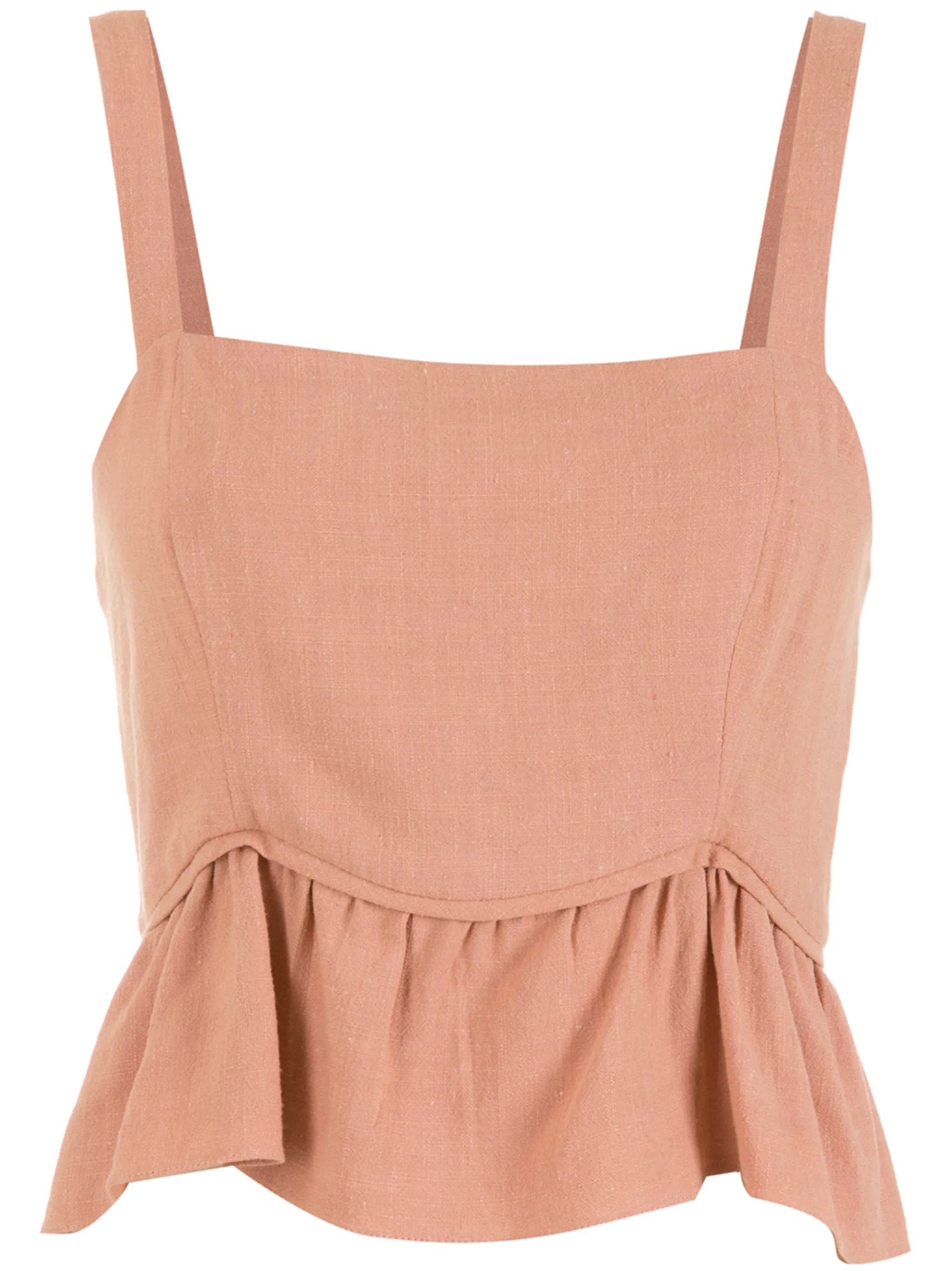 Укороченный топ Belize с баской Olympiah, нейтральный
Укороченный топ Belize с баской Olympiah, нейтральный