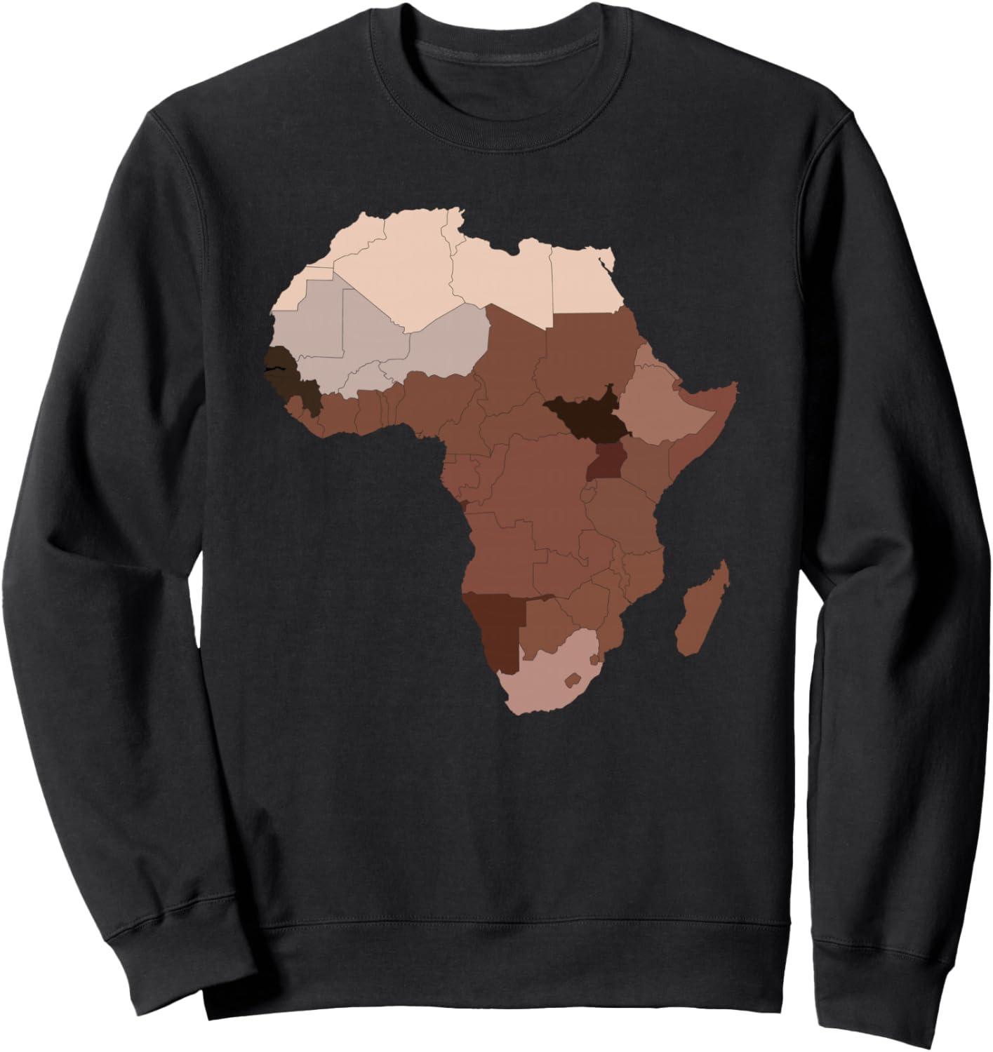 Толстовка с изображением карты оттенков африканской кожи Miftees Black Excellence Tees, черный
Толстовка с изображением карты оттенков африканской кожи Miftees Black Excellence Tees, черный