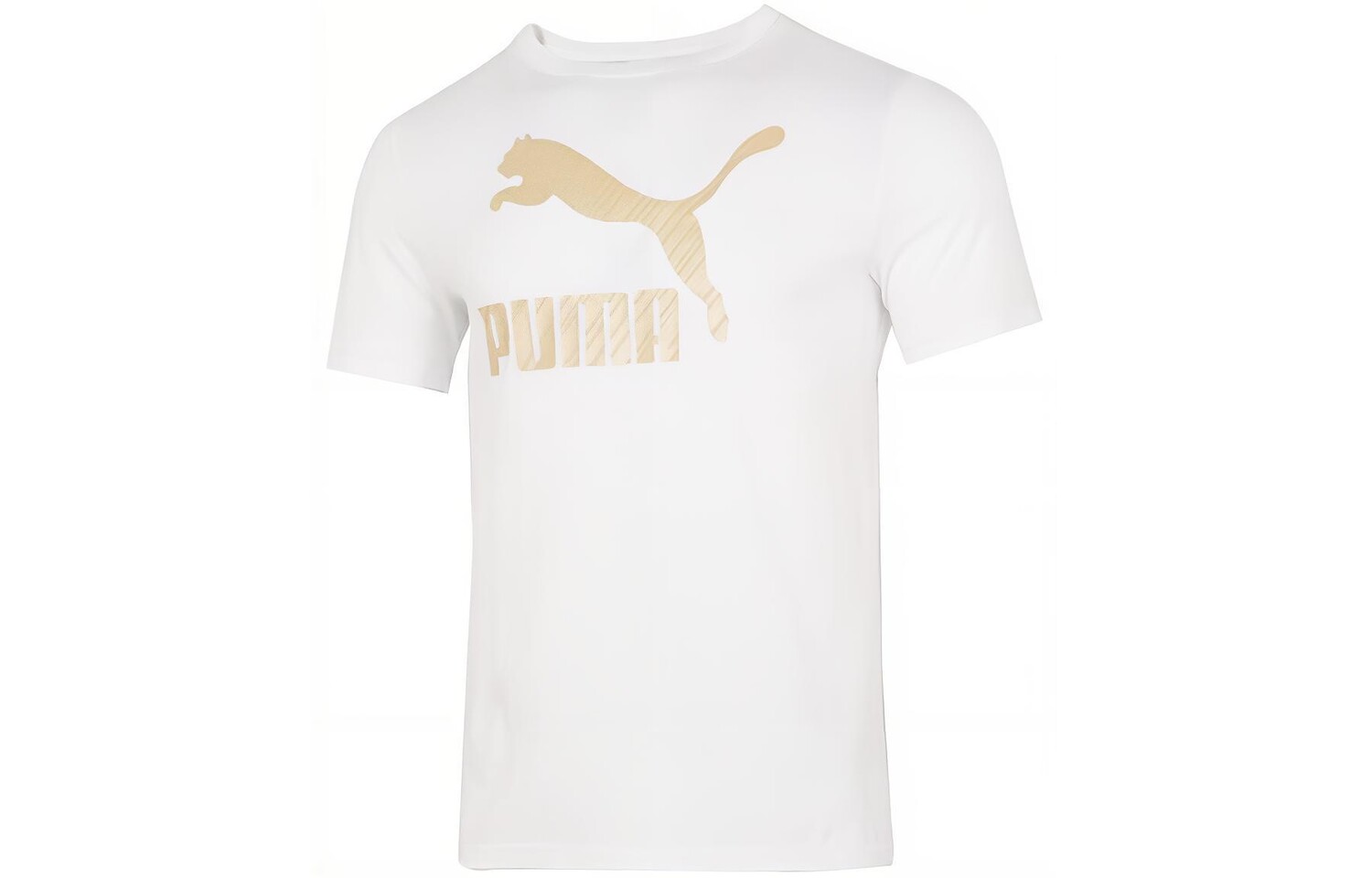 Футболка унисекс белая Puma, белый 
Футболка унисекс белая Puma, белый