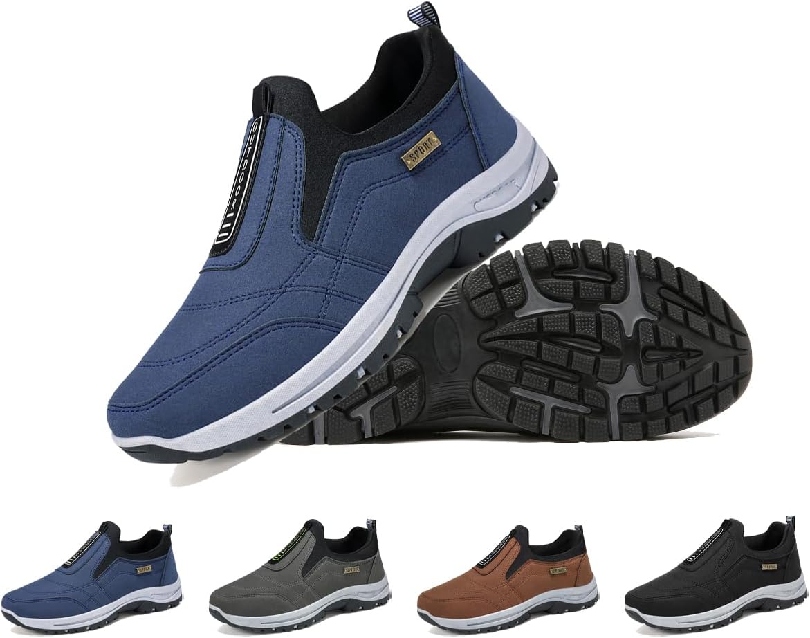 Ортопедические походные прогулочные туфли для мужчин, легкие слипоны, прочная обувь для всех типов местности, повседневная обувь для мужчин Generic, синий
Ортопедические походные прогулочные туфли для мужчин, легкие слипоны, прочная обувь для всех типов местности, повседневная обувь для мужчин Generic, синий