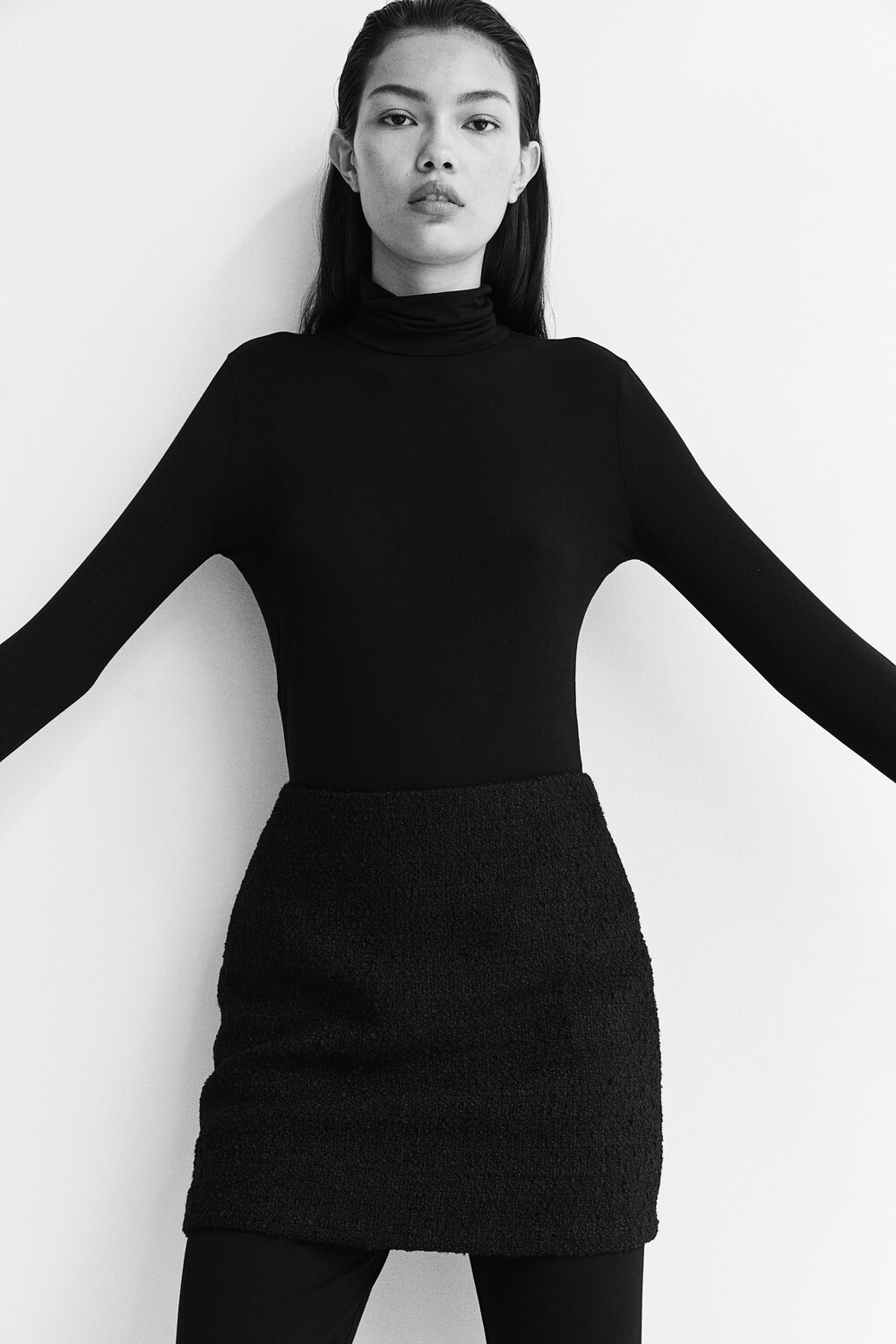 Мини-Юбка H&M, черный
Мини-Юбка H&M, черный