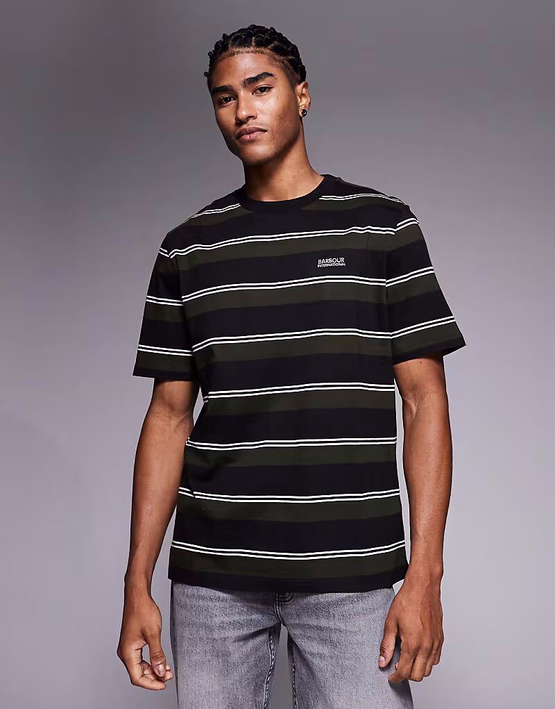 Футболка в полоску с Брюсом, черная Barbour International, Черный, Футболка в полоску с Брюсом, черная Barbour International
Футболка в полоску с Брюсом, черная Barbour International, Черный, Футболка в полоску с Брюсом, черная Barbour International