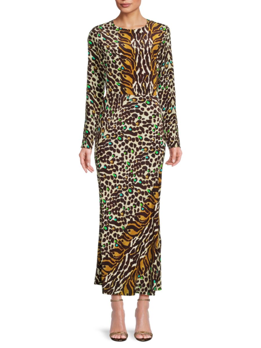 Платье макси из шелкового шифона Jodie Adriana Iglesias, коричневый
Платье макси из шелкового шифона Jodie Adriana Iglesias, коричневый