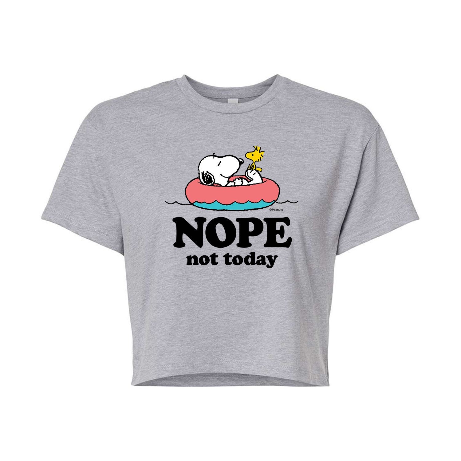 Укороченная футболка с рисунком Peanuts Snoopy для детей Juniors "Nope Not Today" Licensed Character
Укороченная футболка с рисунком Peanuts Snoopy для детей Juniors "Nope Not Today" Licensed Character