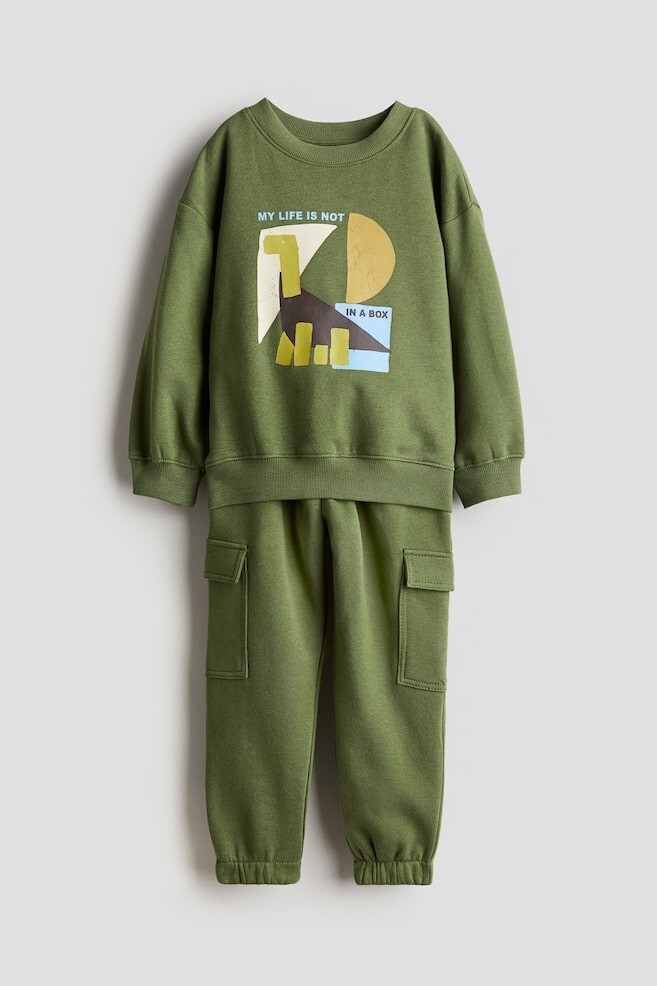 Комплект из двух толстовок H&M, зеленый
Комплект из двух толстовок H&M, зеленый