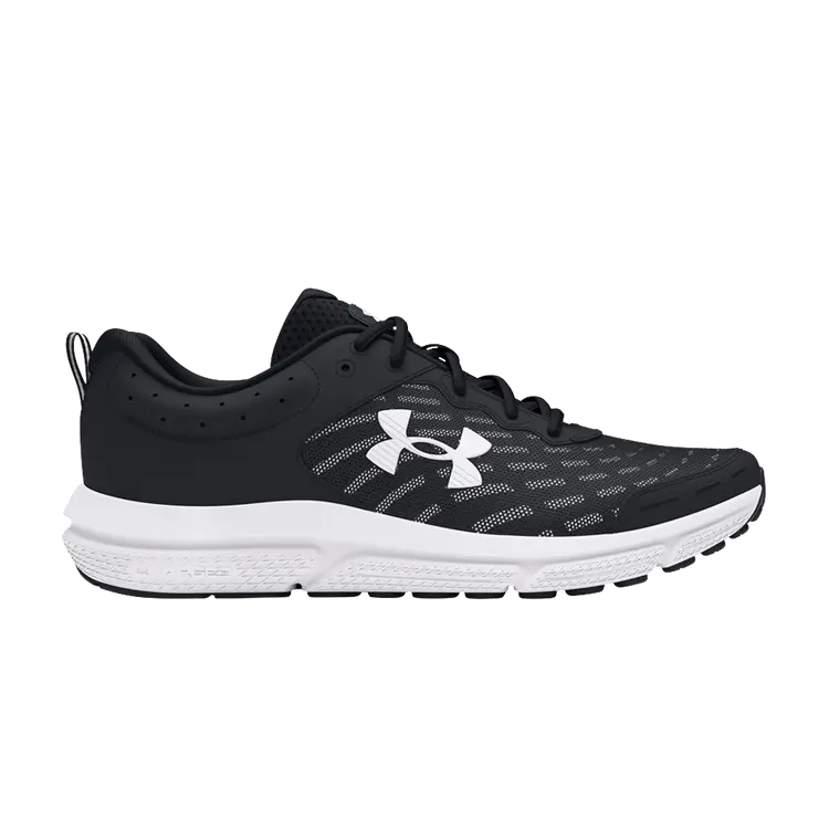 Кроссовки Under Armour Charged Assert 10 Wide 'Black White', черный 
Кроссовки Under Armour Charged Assert 10 Wide 'Black White', черный