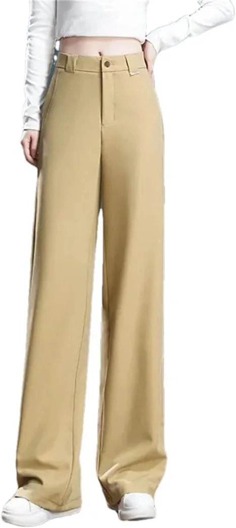 Женские брюки с высокой талией и широкими штанинами
Женские брюки с высокой талией и широкими штанинами