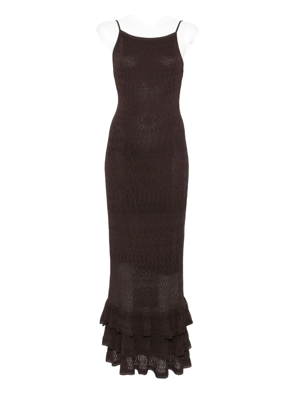 Платье с оборками Bliss STAUD, коричневый
Платье с оборками Bliss STAUD, коричневый