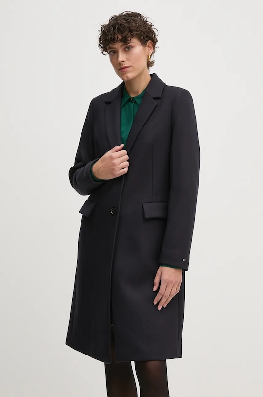 Шерстяное пальто Tommy Hilfiger, темно-синий
Шерстяное пальто Tommy Hilfiger, темно-синий