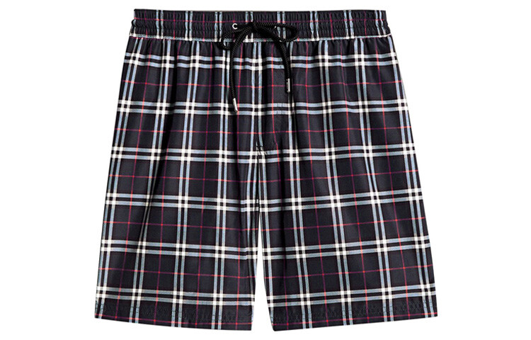 Повседневные шорты мужские темно-синие Burberry, темно-синий 
Повседневные шорты мужские темно-синие Burberry, темно-синий