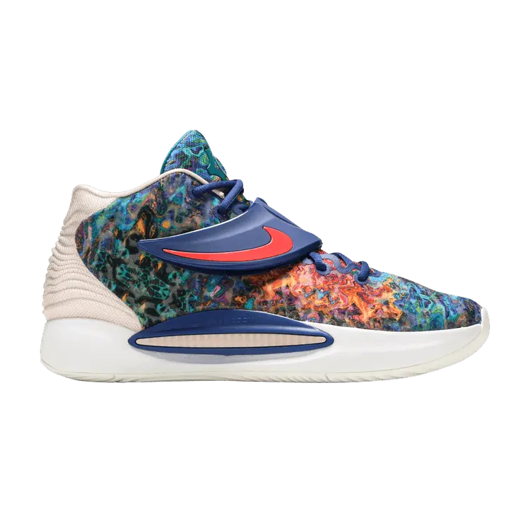 Кроссовки Nike KD 14 EP 'Psychedelic', синий
Кроссовки Nike KD 14 EP 'Psychedelic', синий