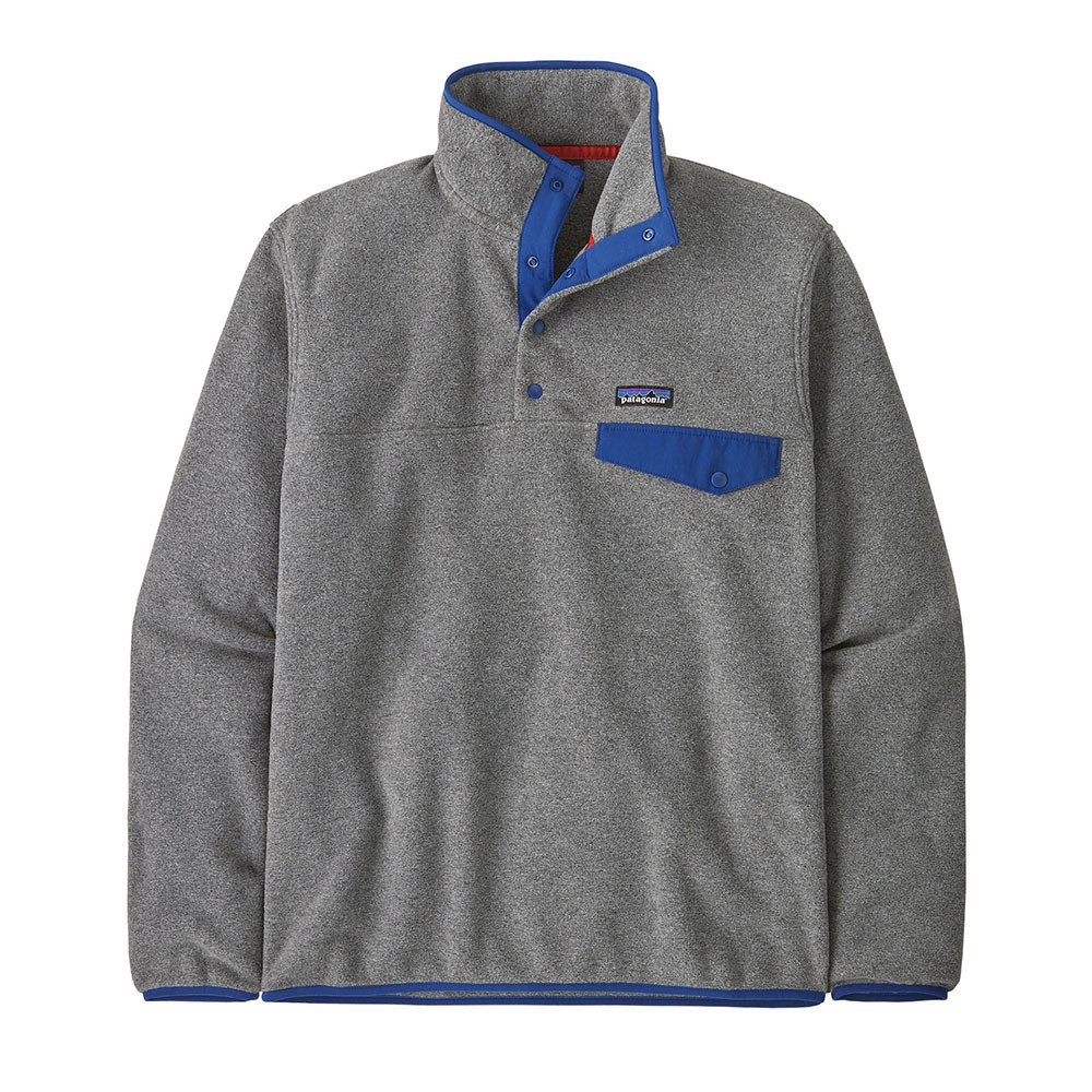Легкая флисовая толстовка Patagonia Synchilla Snap-T (мужская), Nickel/Clement Blue
Легкая флисовая толстовка Patagonia Synchilla Snap-T (мужская), Nickel/Clement Blue