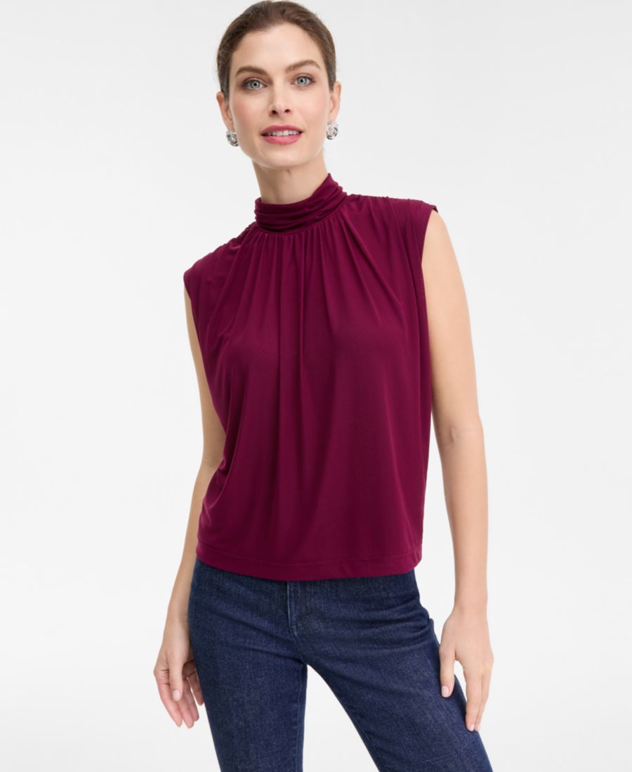 Женская майка с высоким воротником INC International Concepts, New Maroon
Женская майка с высоким воротником INC International Concepts, New Maroon