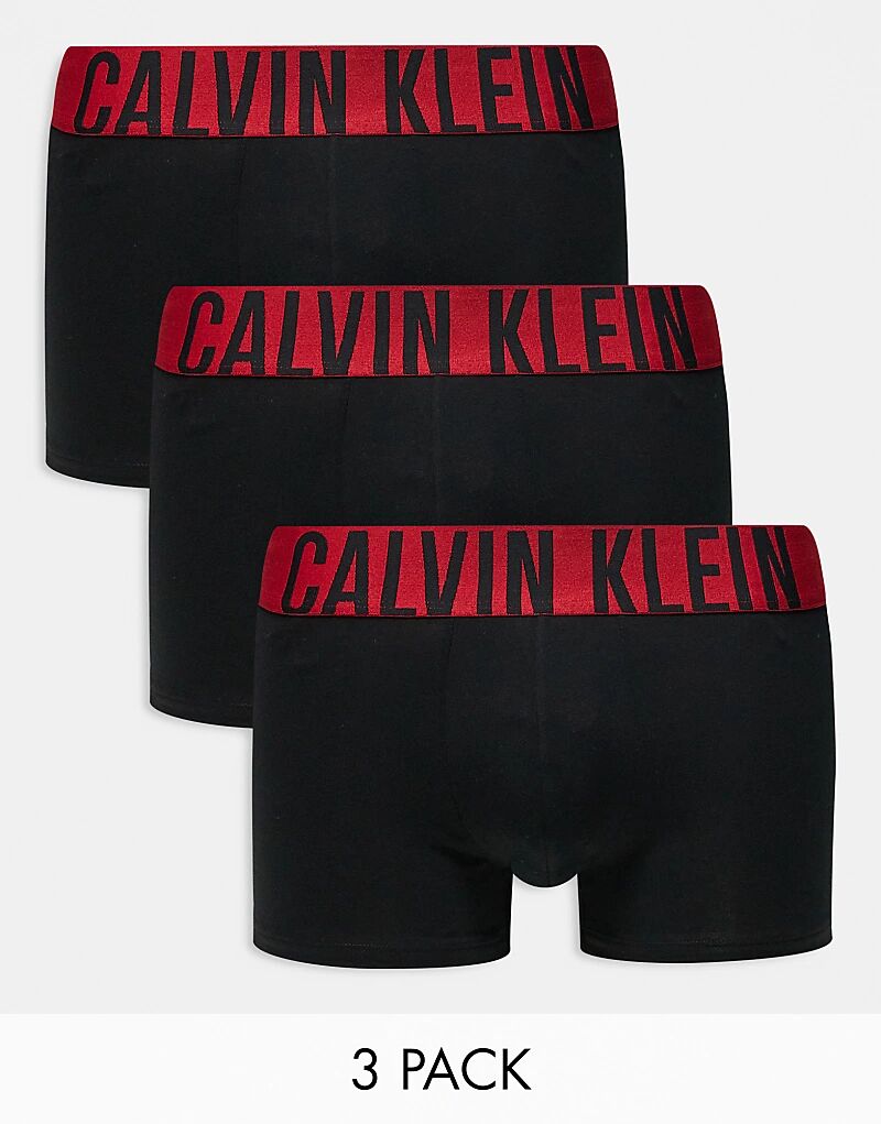 Трусы-боксеры Inense Power из 3 предметов с красным поясом черного цвета Calvin Klein
Трусы-боксеры Inense Power из 3 предметов с красным поясом черного цвета Calvin Klein