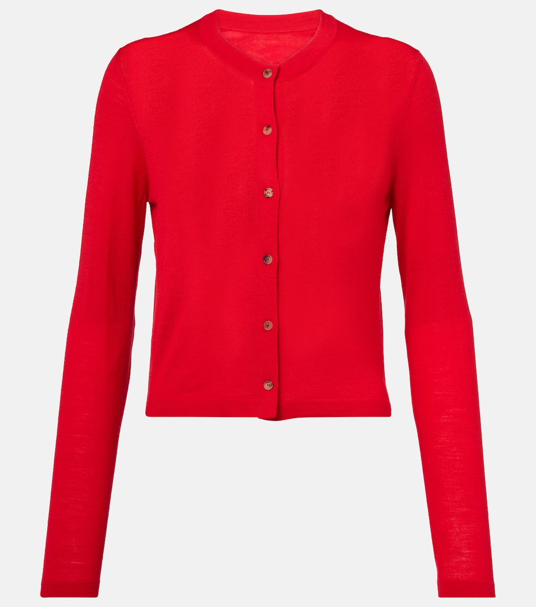 Кардиган Brieta из смесовой шерсти Khaite, Fire Red
Кардиган Brieta из смесовой шерсти Khaite, Fire Red