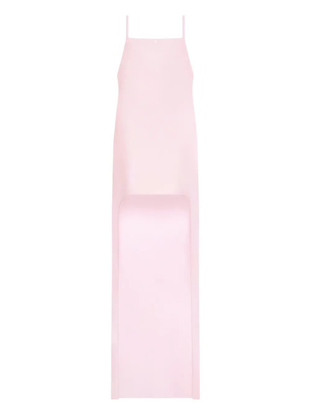 Креповое платье с открытой спиной Courrèges, розовый
Креповое платье с открытой спиной Courrèges, розовый