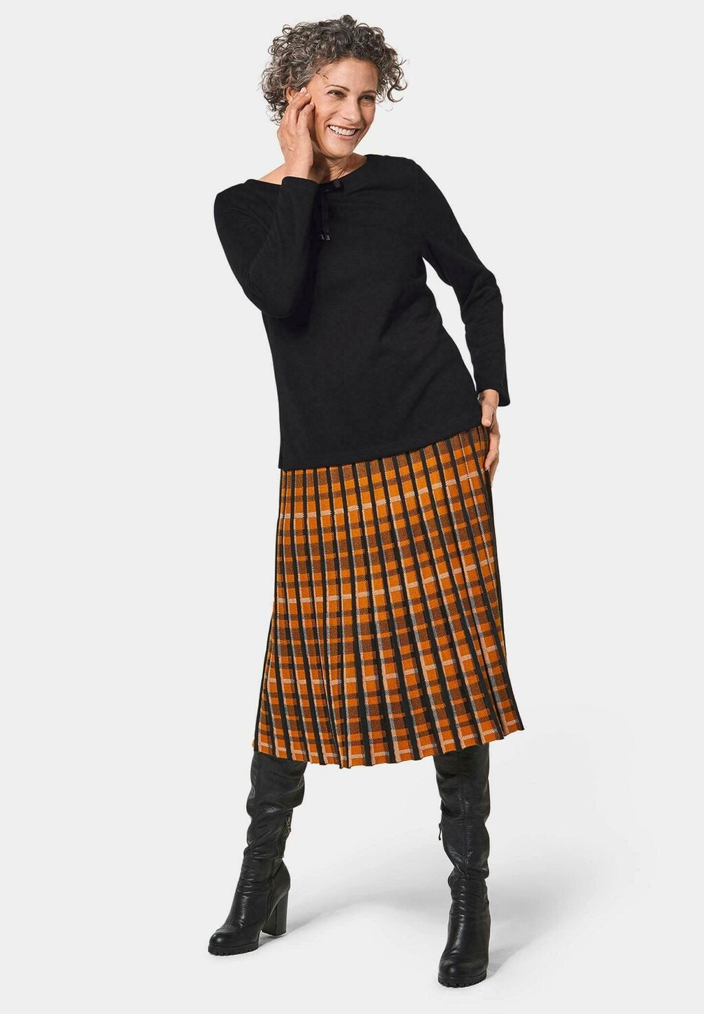 Топ с длинными рукавами GOLDNER, черный
Топ с длинными рукавами GOLDNER, черный