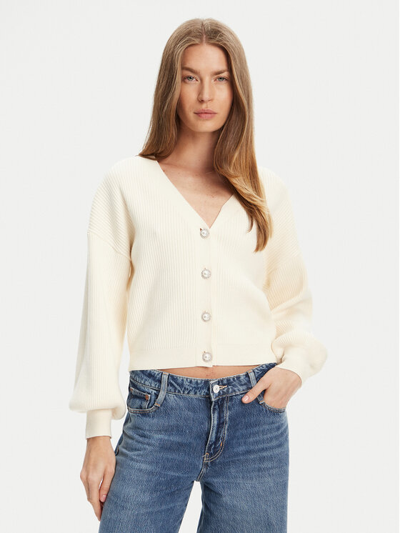 Кардиган свободного кроя W5YR07 Z2ZK2 Guess, экрю
Кардиган свободного кроя W5YR07 Z2ZK2 Guess, экрю