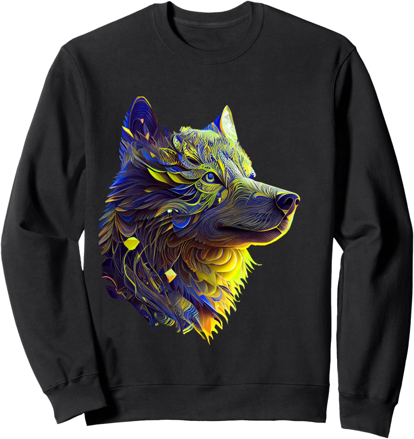 Яркая толстовка с абстрактным изображением головы волка и дикой природы Vivid Abstract Wolf Spirit Artwork, черный
Яркая толстовка с абстрактным изображением головы волка и дикой природы Vivid Abstract Wolf Spirit Artwork, черный