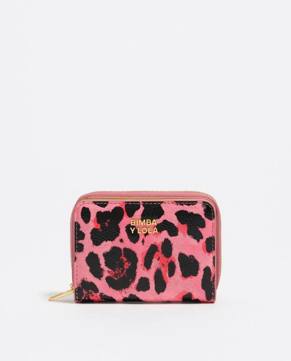 Женский кошелек с блестящей текстурой, принт леопард Bimba y Lola, розовый
Женский кошелек с блестящей текстурой, принт леопард Bimba y Lola, розовый