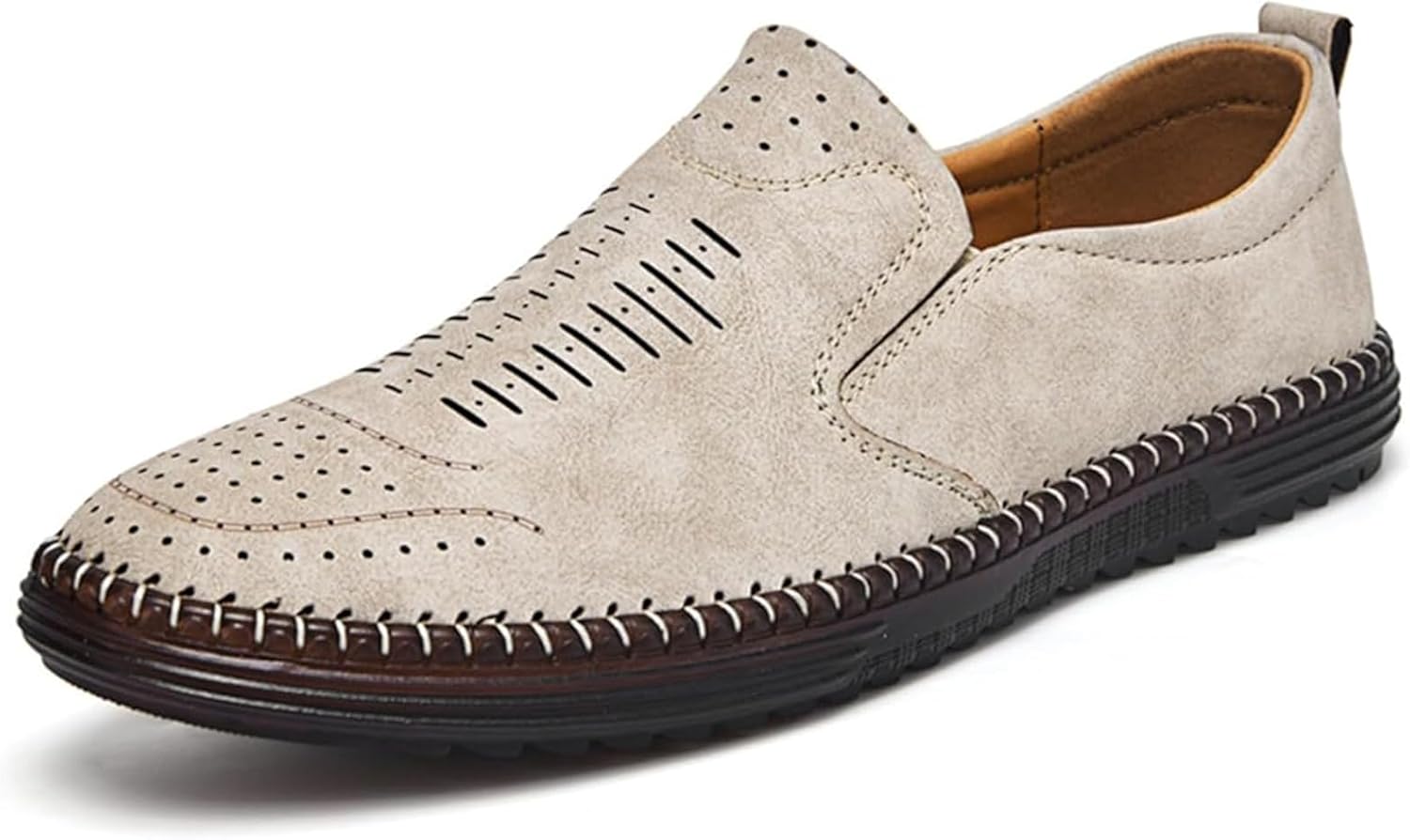Мужские кожаные лоферы ручной работы Xinduoyu, удобные слипоны из коровьей кожи, дышащие, с противоскользящей подошвой, летние обувь, белый
Мужские кожаные лоферы ручной работы Xinduoyu, удобные слипоны из коровьей кожи, дышащие, с противоскользящей подошвой, летние обувь, белый