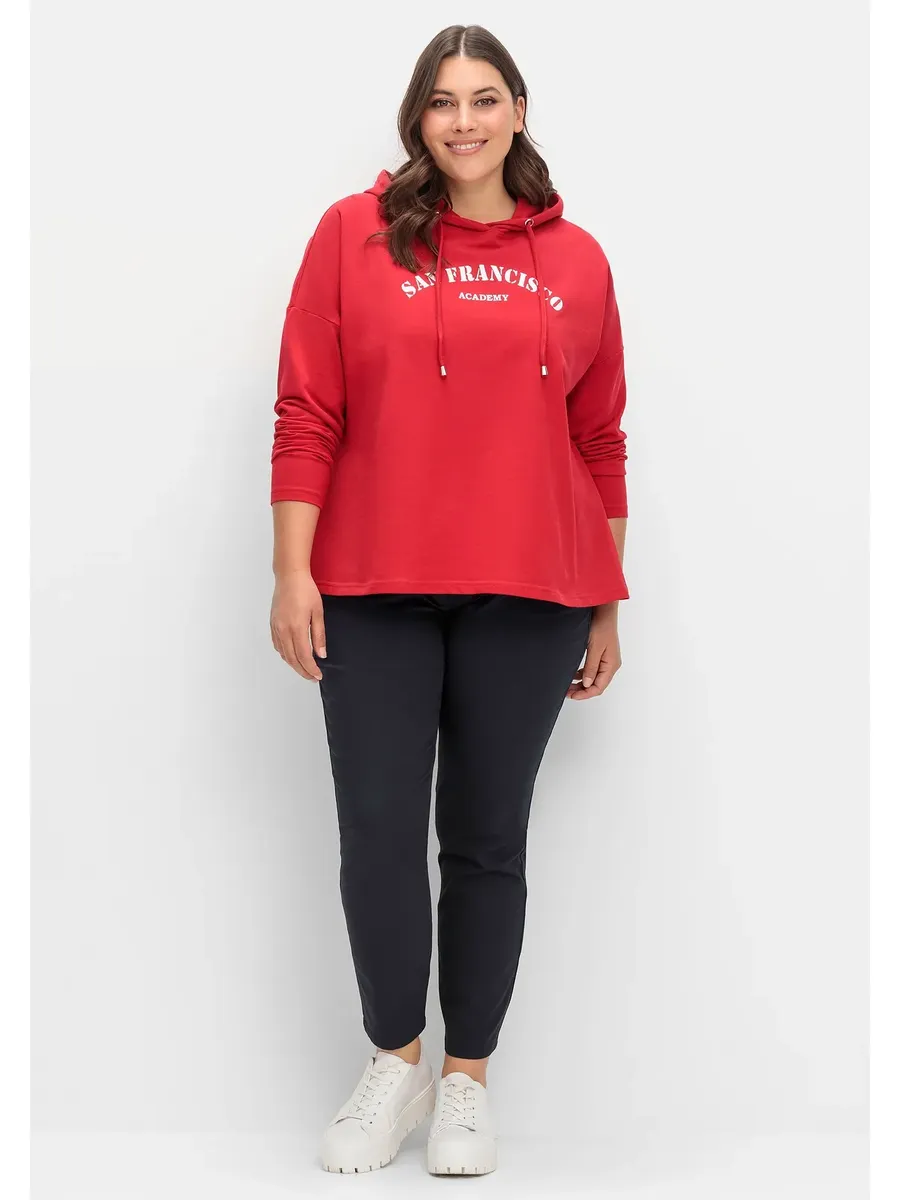 Брюки-стретч Sheego "больших размеров", пышного кроя PIA, с эластичным поясом, синий 
Брюки-стретч Sheego "больших размеров", пышного кроя PIA, с эластичным поясом, синий