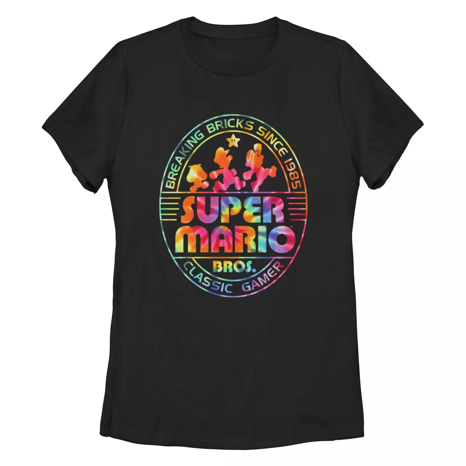 Классическая футболка Gamer Tie Dye с логотипом Super Mario Bros для юниоров Licensed Character 
Классическая футболка Gamer Tie Dye с логотипом Super Mario Bros для юниоров Licensed Character