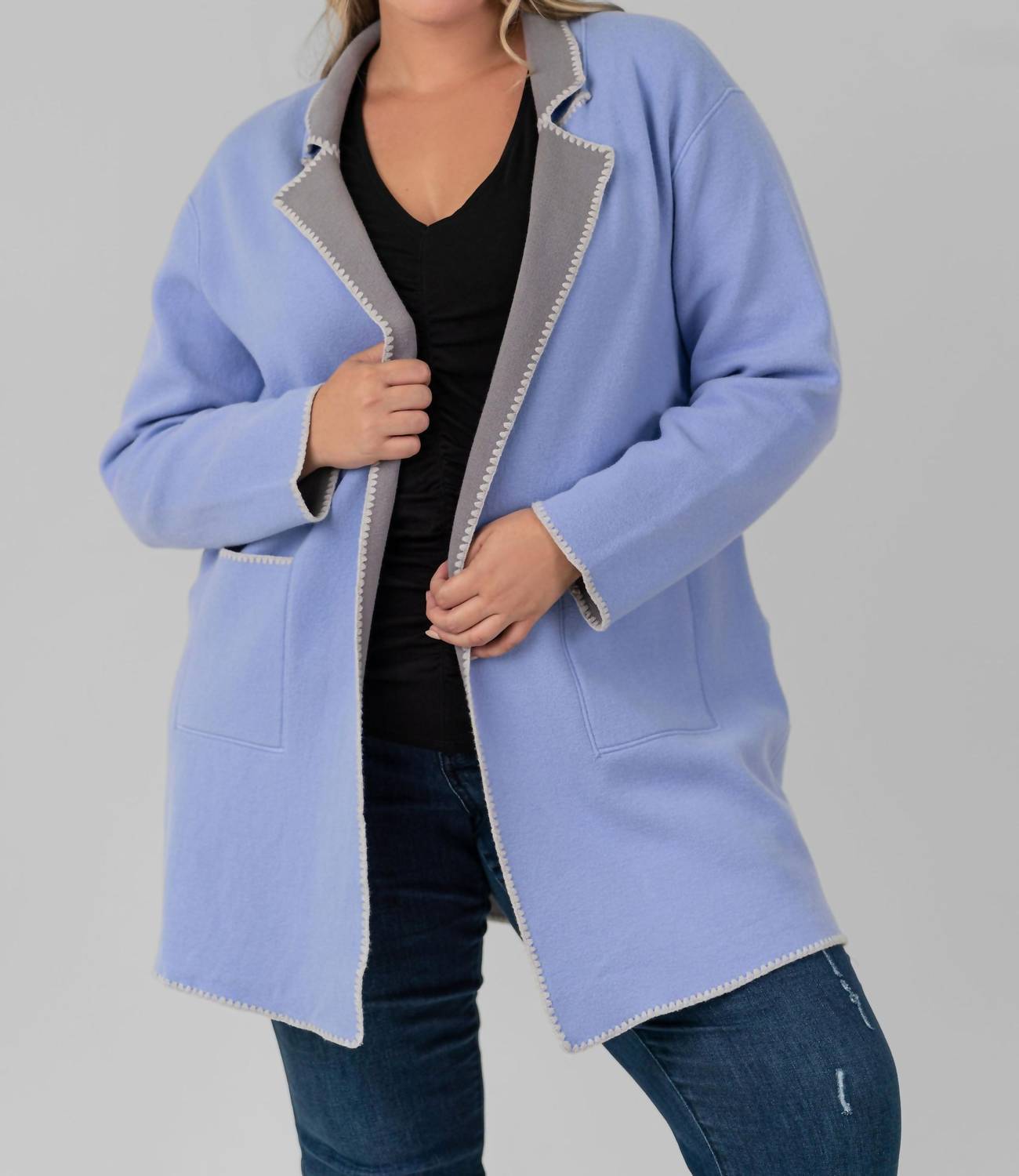 Уютная реверсивная вязаная куртка Cool Nights - плюс в гиацинтовом цвете Nic + Zoe, Hyacinth
Уютная реверсивная вязаная куртка Cool Nights - плюс в гиацинтовом цвете Nic + Zoe, Hyacinth