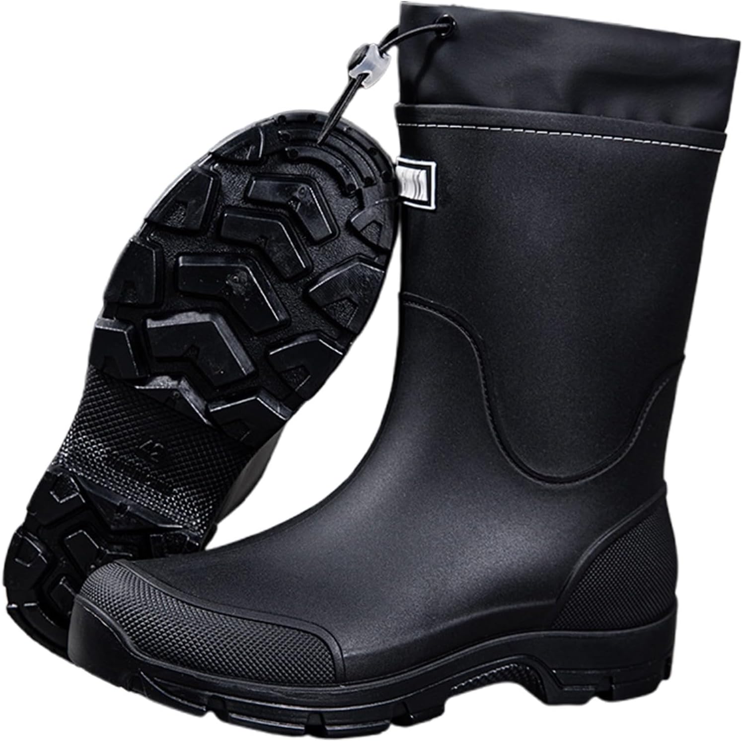 Мужские резиновые сапоги для кемпинга, походов, прогулок, рыбалки, нескользящие, с невысоким каблуком, прочные, удобные, легкие Generic, черный
Мужские резиновые сапоги для кемпинга, походов, прогулок, рыбалки, нескользящие, с невысоким каблуком, прочные, удобные, легкие Generic, черный