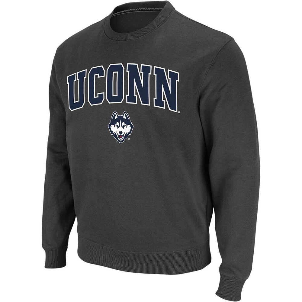 Мужской темно-серый свитшот с круглым вырезом UConn Huskies Arch & Logo Colosseum, цвет Con Charco
Мужской темно-серый свитшот с круглым вырезом UConn Huskies Arch & Logo Colosseum, цвет Con Charco