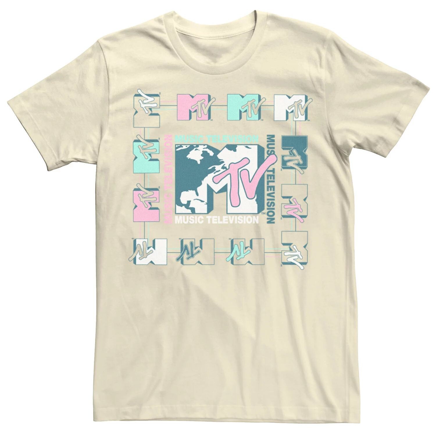 Мужская футболка с квадратным логотипом MTV Music Licensed Character
Мужская футболка с квадратным логотипом MTV Music Licensed Character