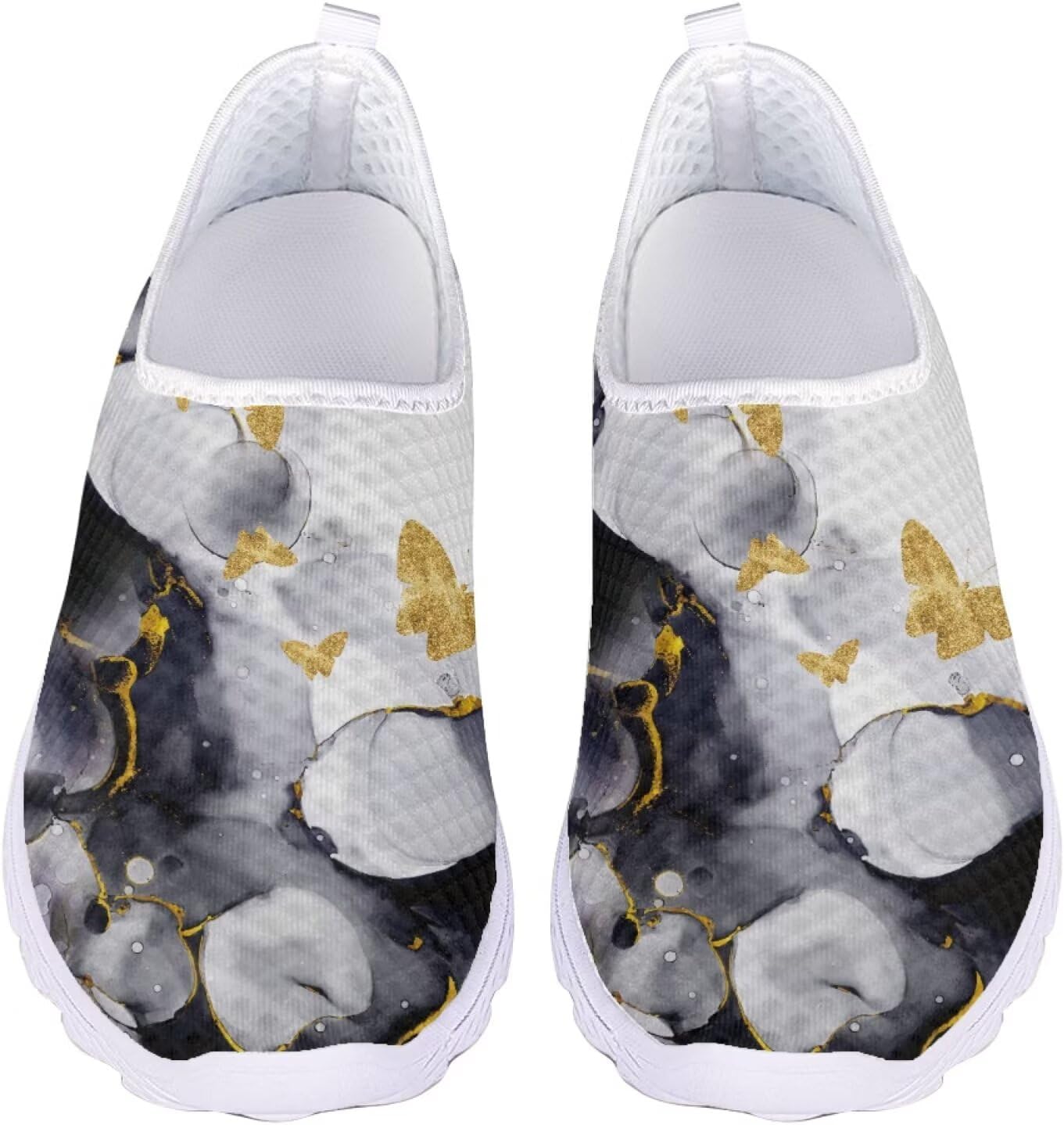 Кроссовки слипоны Jeiento Fashion для женщин и мужчин, сетчатые, легкие, спортивные ходовые кроссовки, обувь с рисунком бабочки для походов, прогулок, спорта, путешествий и бега, черный
Кроссовки слипоны Jeiento Fashion для женщин и мужчин, сетчатые, легкие, спортивные ходовые кроссовки, обувь с рисунком бабочки для походов, прогулок, спорта, путешествий и бега, черный