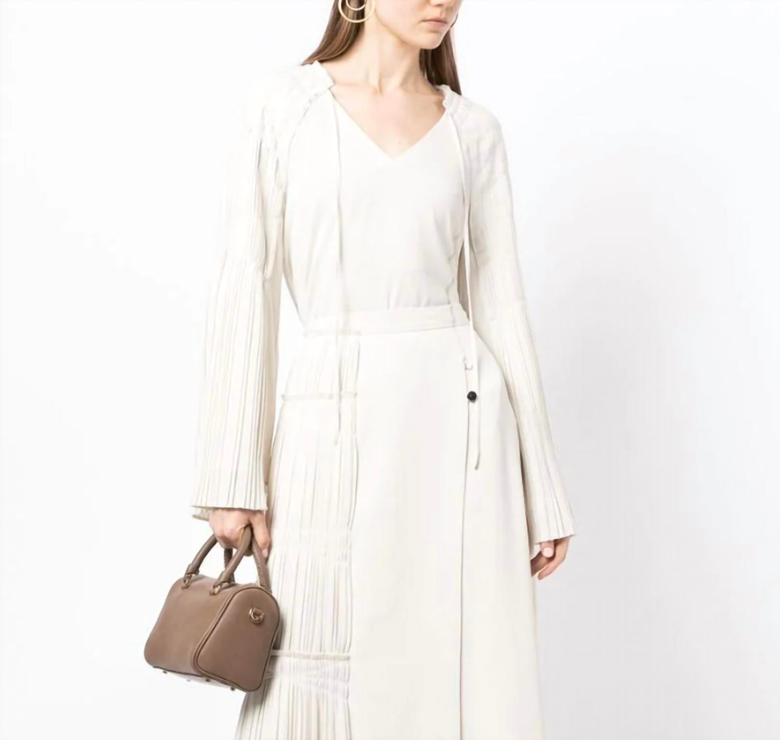 Топ Regina со складками цвета нуги JONATHAN SIMKHAI, цвет nougat
Топ Regina со складками цвета нуги JONATHAN SIMKHAI, цвет nougat