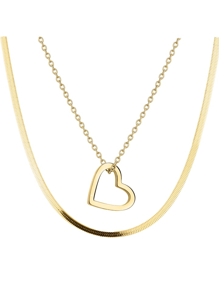 LIEBESKIND BERLIN Прекрасное многослойное колье из золота
LIEBESKIND BERLIN Прекрасное многослойное колье из золота