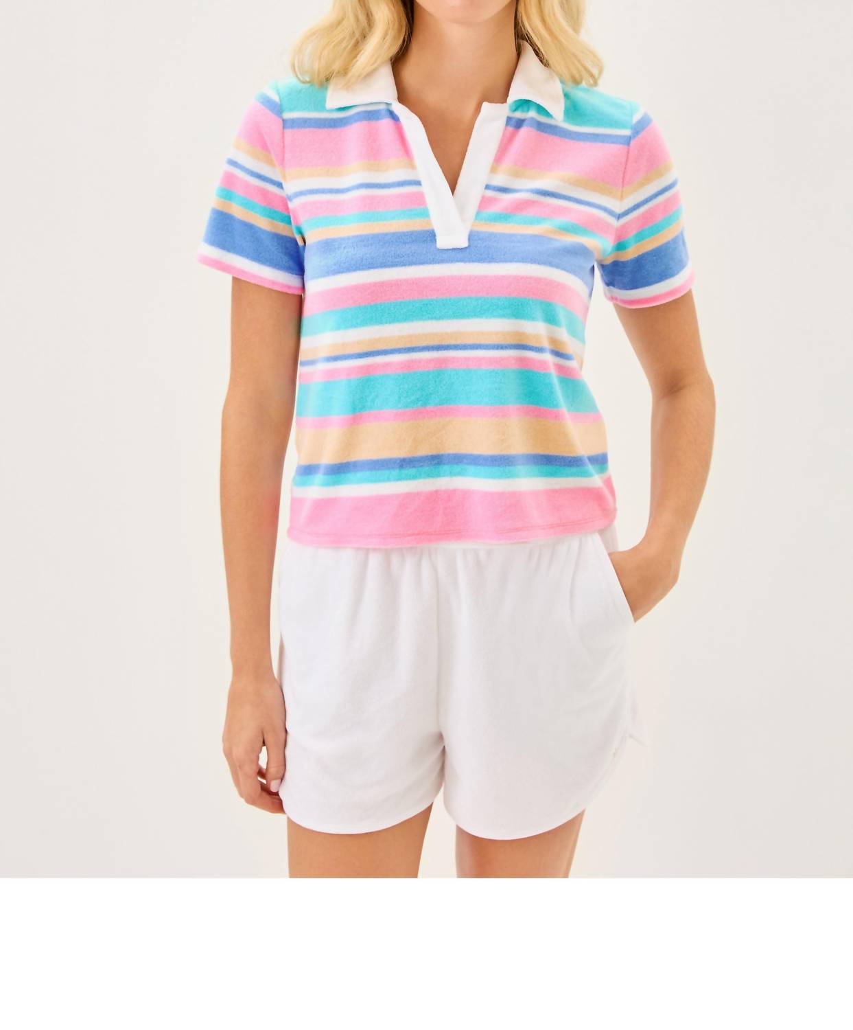 Шорты Florie Terry с высокой талией, цвет Resort White Lilly Pulitzer, Resort White
Шорты Florie Terry с высокой талией, цвет Resort White Lilly Pulitzer, Resort White