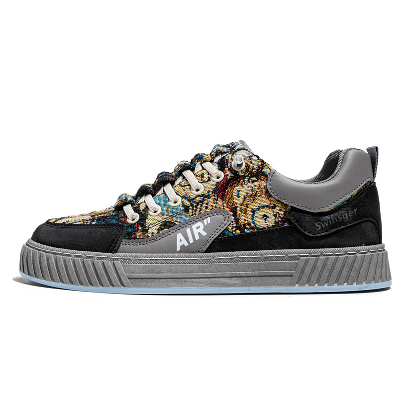 Swinsger Непромокаемые легкие низкие кеды мужские - серо-черные, цвет Gray Black
Swinsger Непромокаемые легкие низкие кеды мужские - серо-черные, цвет Gray Black