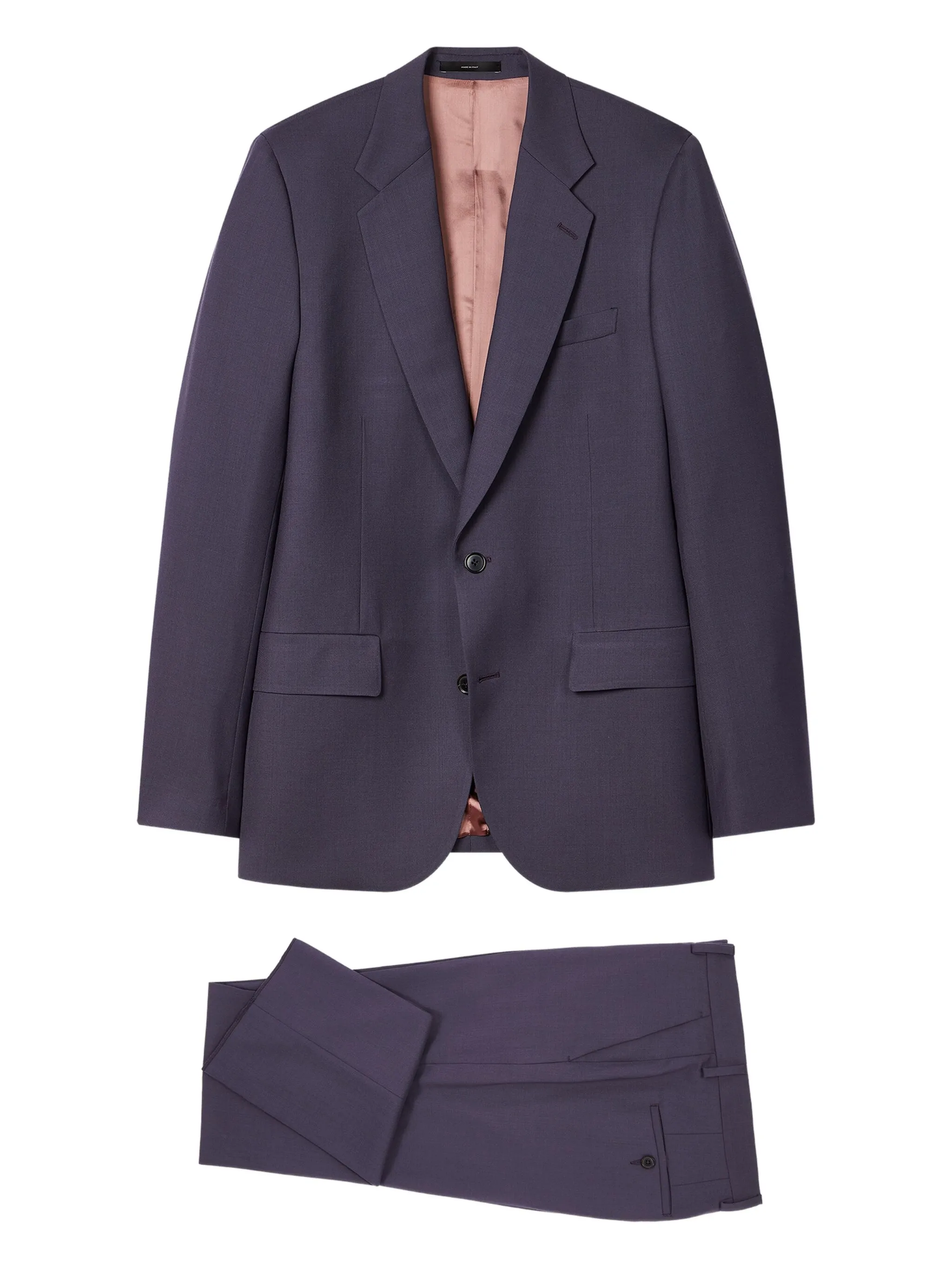 Шерстяной костюм с однобортным пиджаком Paul Smith, фиолетовый
Шерстяной костюм с однобортным пиджаком Paul Smith, фиолетовый