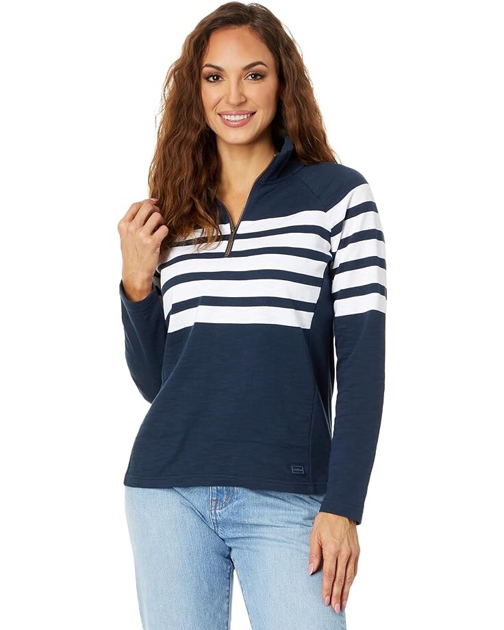 Толстовка L.L.Bean Peaks Island 1/4 Zip, цвет Classic Navy/White
Толстовка L.L.Bean Peaks Island 1/4 Zip, цвет Classic Navy/White