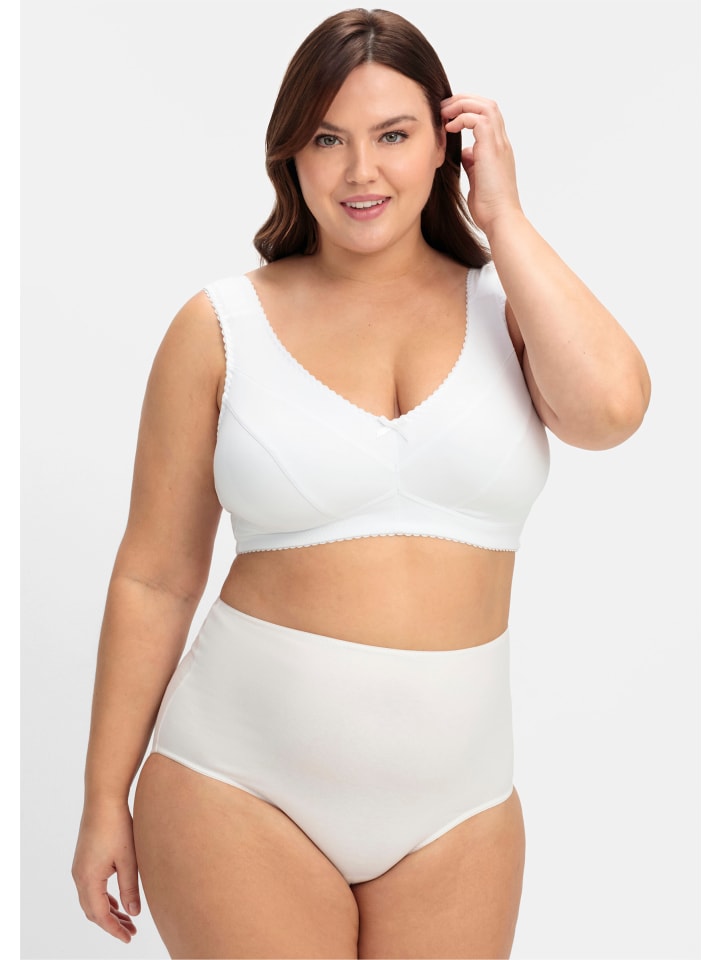 Бюстгальтер без косточек sheego, белый
Бюстгальтер без косточек sheego, белый