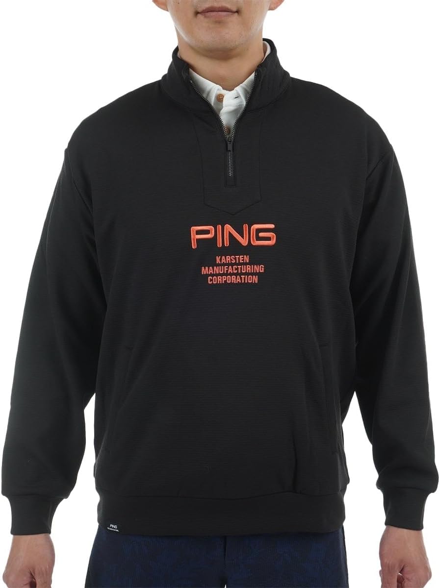 Мужская толстовка с высоким воротником Pin Apparel 621-5162101, на молнии до середины груди, картонная, для игры в гольф Ping, черный
Мужская толстовка с высоким воротником Pin Apparel 621-5162101, на молнии до середины груди, картонная, для игры в гольф Ping, черный