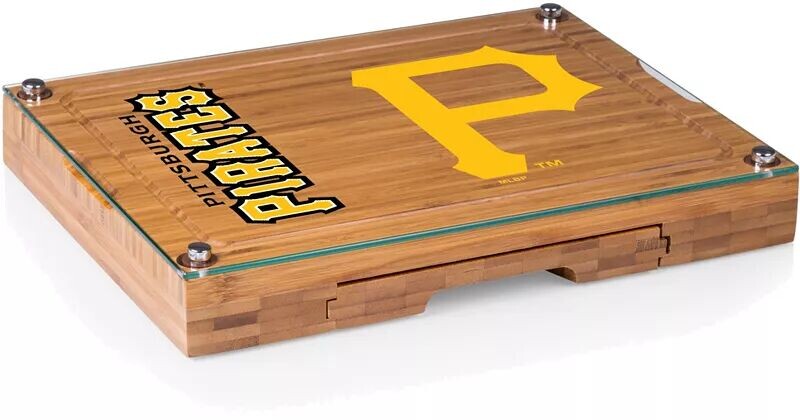 Picnic Time Pittsburgh Pirates Concert Стеклянная крышка Доска для сыра и набор ножей
Picnic Time Pittsburgh Pirates Concert Стеклянная крышка Доска для сыра и набор ножей