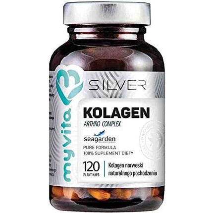 Silver Pure норвежский коллаген Arthro 120 капсул, Myvita
Silver Pure норвежский коллаген Arthro 120 капсул, Myvita
