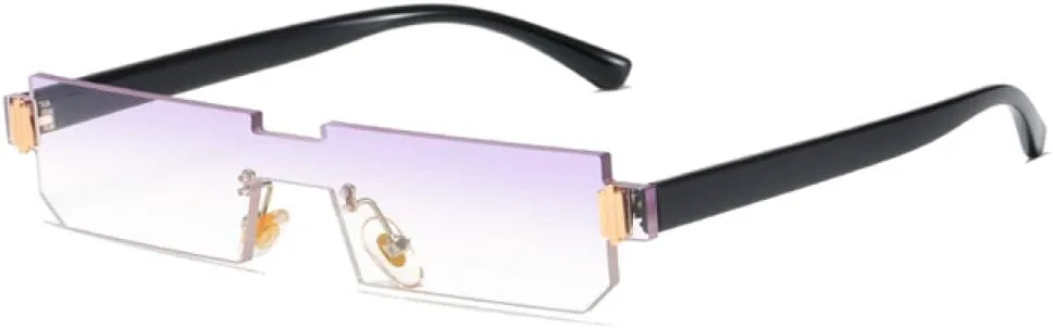 Женские солнцезащитные очки в стиле ретро-винтаж, 1 шт., без оправы, мужские, прозрачные, розовые, с защитой от УФ-излучения UV400 LANGSER, Gradient Purple
Женские солнцезащитные очки в стиле ретро-винтаж, 1 шт., без оправы, мужские, прозрачные, розовые, с защитой от УФ-излучения UV400 LANGSER, Gradient Purple