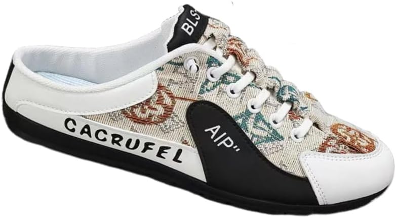 Мужские дышащие плоские туфли с закрытым носком - легкие повседневные кроссовки для комфорта на улице и повседневного стиля Fusecottc, белый/черный
Мужские дышащие плоские туфли с закрытым носком - легкие повседневные кроссовки для комфорта на улице и повседневного стиля Fusecottc, белый/черный