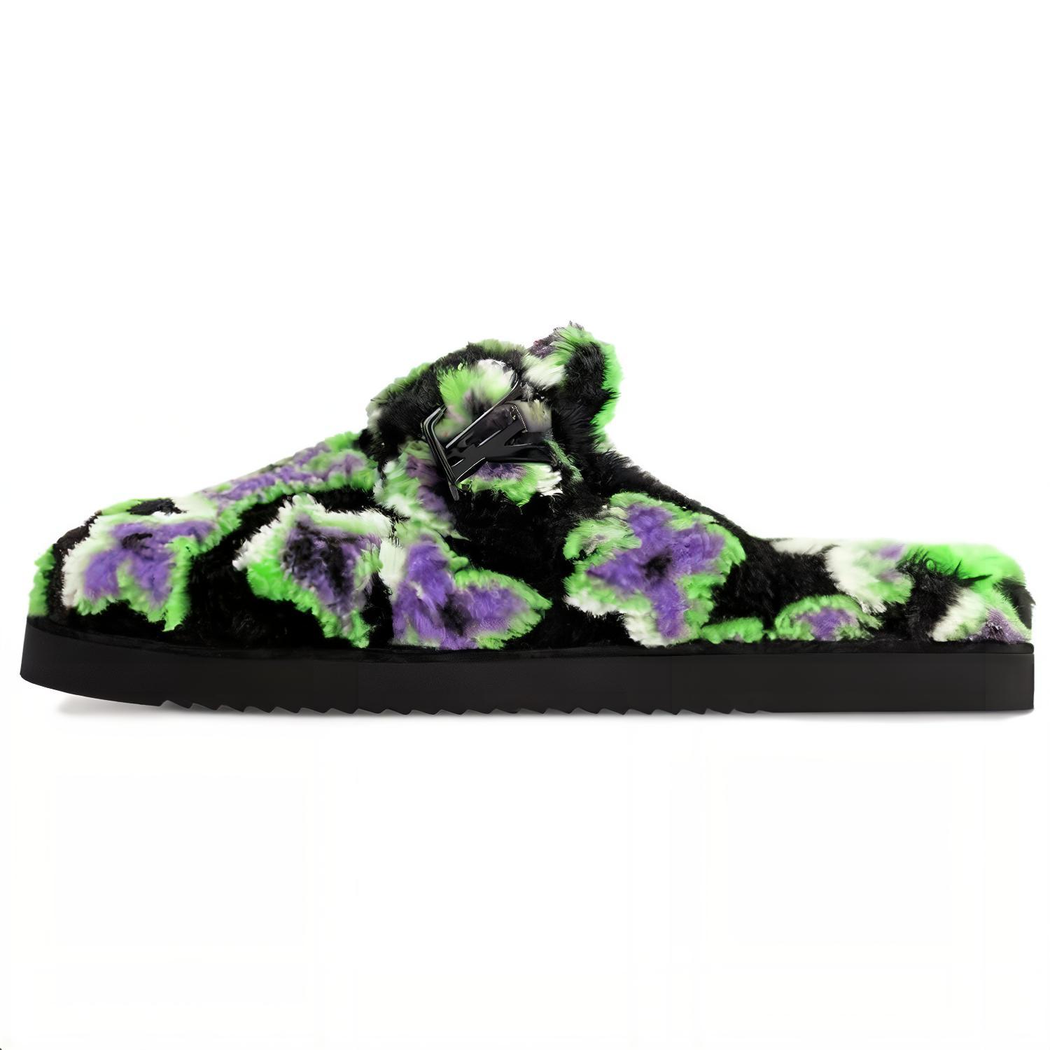 Мужские сандалии с закрытым носком, резиновая подошва, черно-зеленые LOUIS VUITTON, Black Green
Мужские сандалии с закрытым носком, резиновая подошва, черно-зеленые LOUIS VUITTON, Black Green