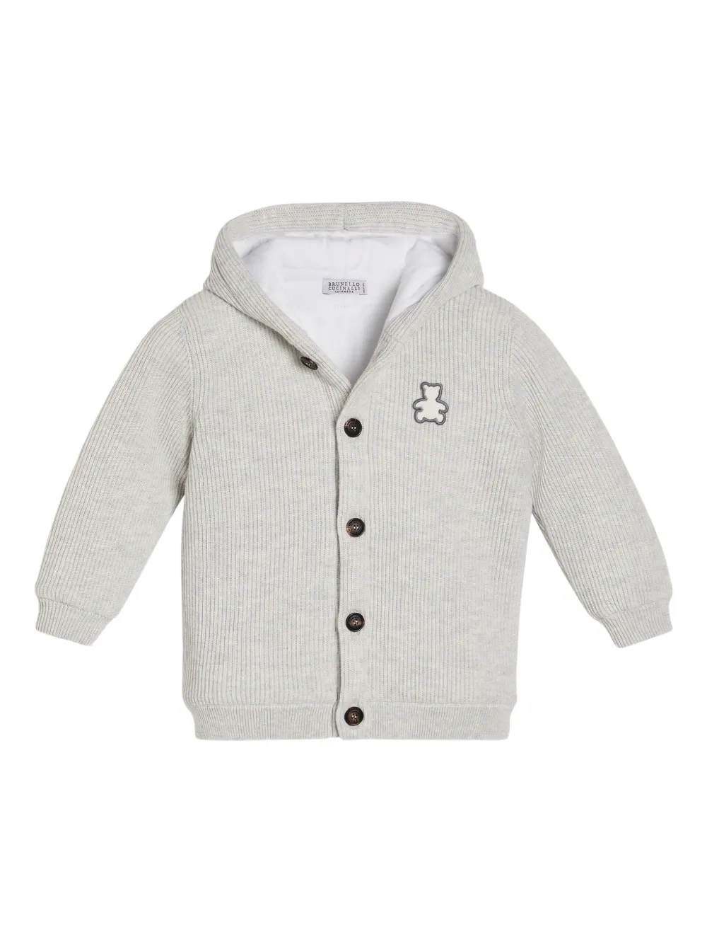 Кардиган с узором Bernie Brunello Cucinelli Kids, серый
Кардиган с узором Bernie Brunello Cucinelli Kids, серый