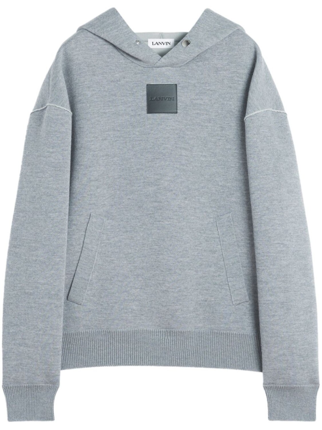 Толстовка с капюшоном и нашивкой-логотипом Lanvin, серый
Толстовка с капюшоном и нашивкой-логотипом Lanvin, серый