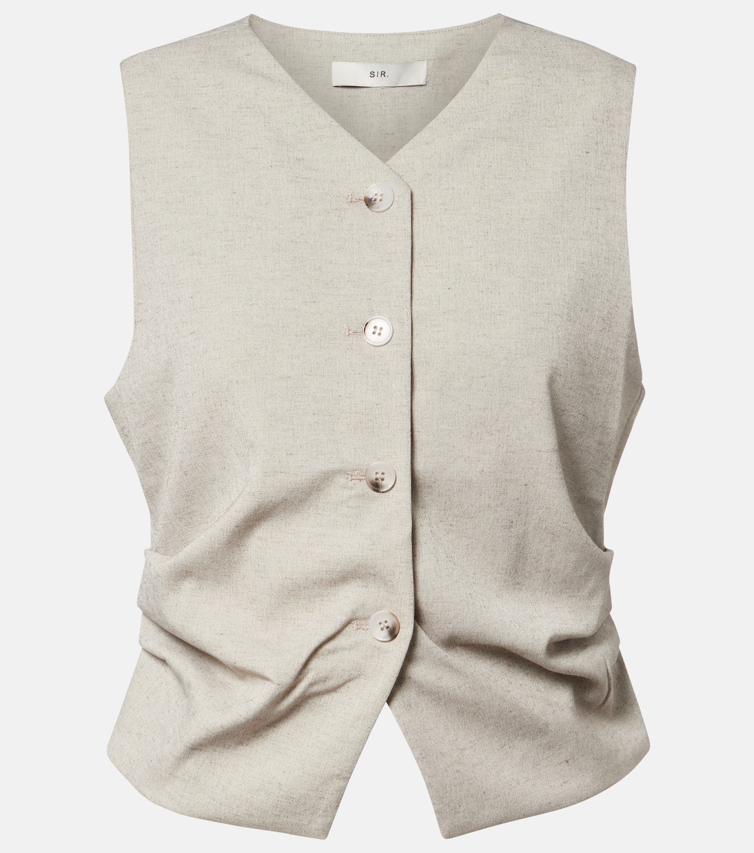Жилет с драпировкой Leone SIR, Natural
Жилет с драпировкой Leone SIR, Natural