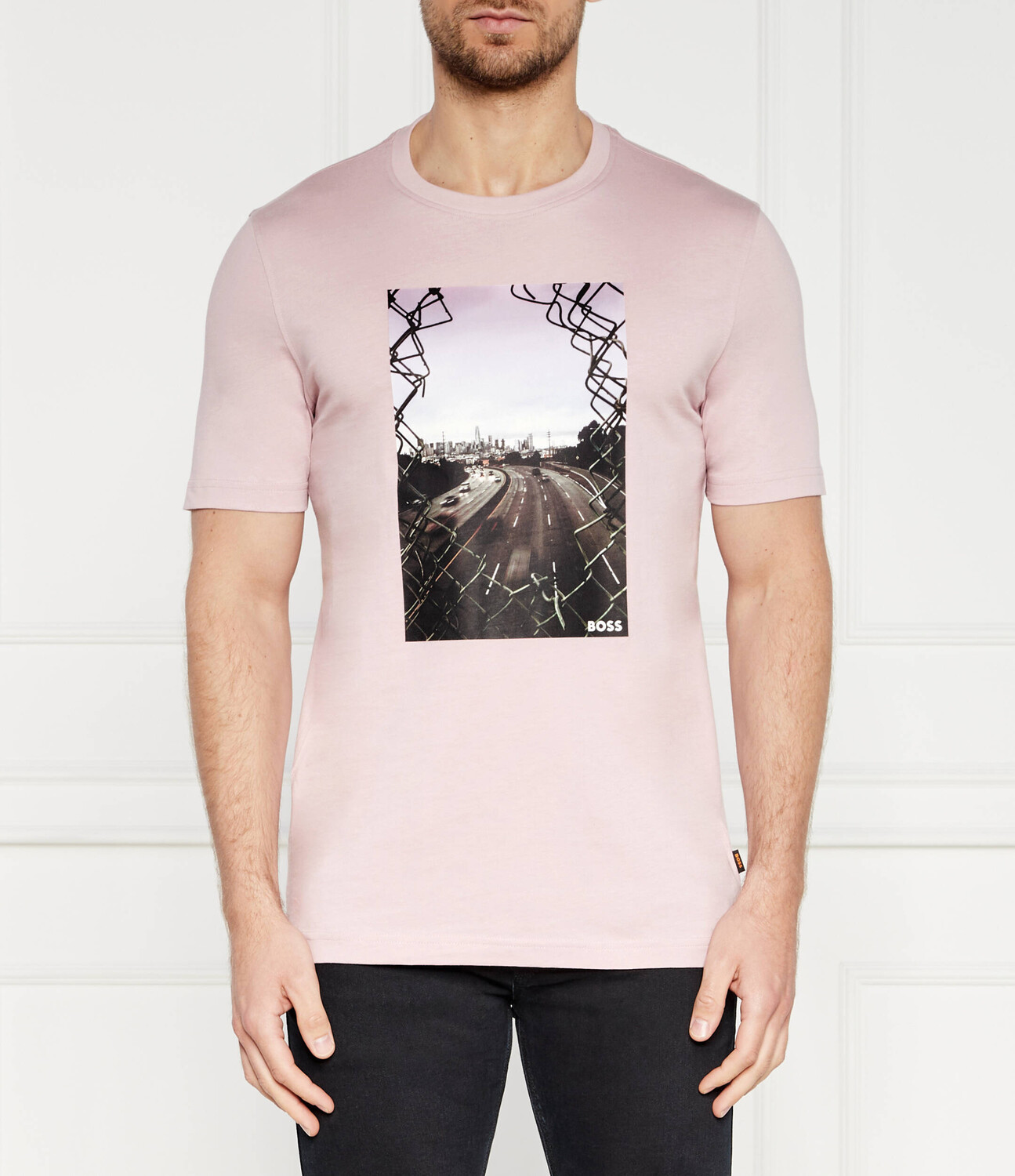 Футболка BOSS ORANGE Urban Regular Fit, пудрово-розовый 
Футболка BOSS ORANGE Urban Regular Fit, пудрово-розовый