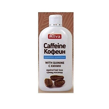 Шампунь с кофеином и хинином стимулирует рост волос 200мл, Milva
Шампунь с кофеином и хинином стимулирует рост волос 200мл, Milva